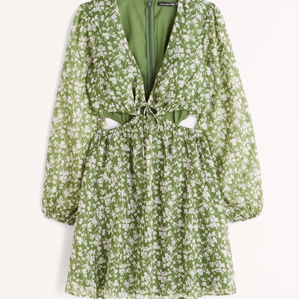 New Long sleeve cut out mini Dress Abercrombie and fitch